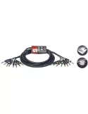  STAGG SML3/8P8P E 3 m/10 ft. Multicore Cable - 8 x phone-plug/8 x phone-plug|MusicGoodDeal 