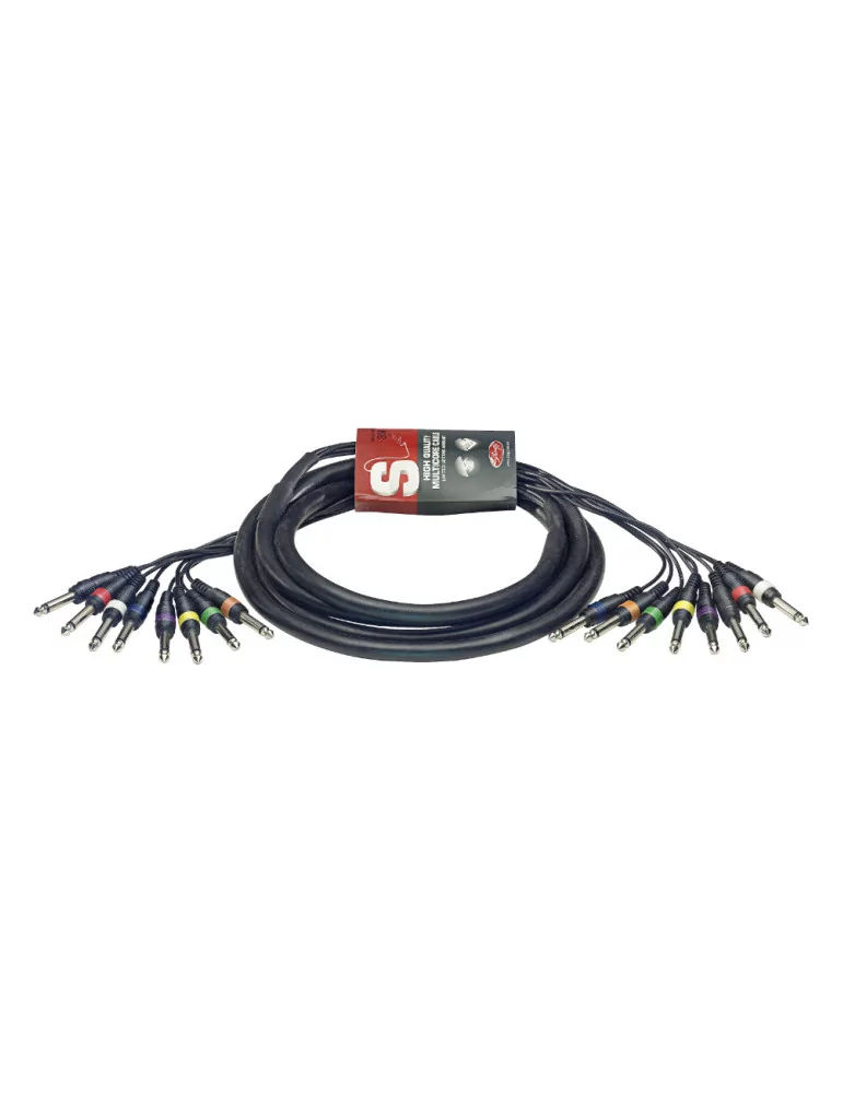  STAGG SML3/8P8P E Multicorekabel - 8 x Monoklinke/ 8 x Monoklinke|MusicGoodDeal 