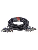  STAGG SML15/8XF8XM E 15 m/50 ft. Multicore Cable - 8 x f. XLR/8 x m|MusicGoodDeal 