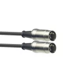  STAGG SMD1 MIDI cable, DIN/DIN (m/m), 1 m (3'), metal connectors|MusicGoodDeal 