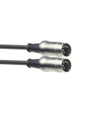  STAGG SMD2 MIDI cable, DIN/DIN (m/m), 2 m (63'), metal connectors|MusicGoodDeal 