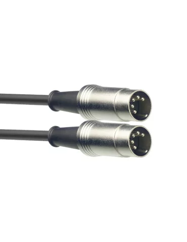  STAGG SMD3 MIDI cable, DIN/DIN (m/m), 3 m (10'), metal connectors|MusicGoodDeal  2