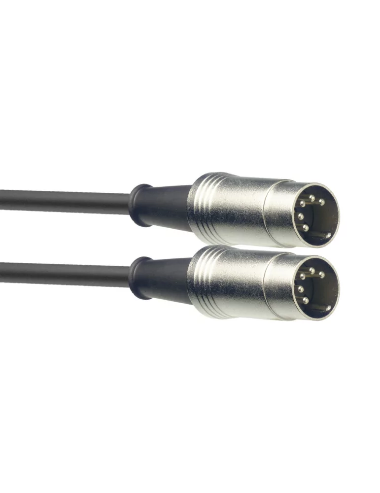  STAGG SMD6 MIDI cable, DIN/DIN (m/m), 6 m (20'), metal connectors|MusicGoodDeal 