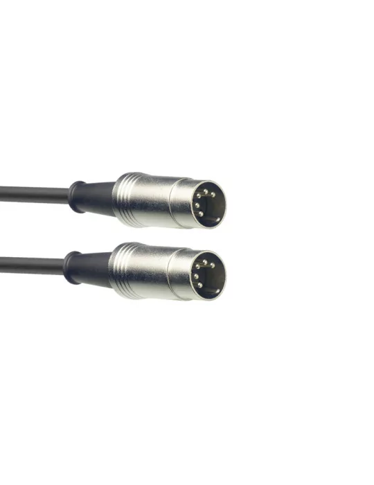  STAGG SMD6 MIDI cable, DIN/DIN (m/m), 6 m (20'), metal connectors|MusicGoodDeal 