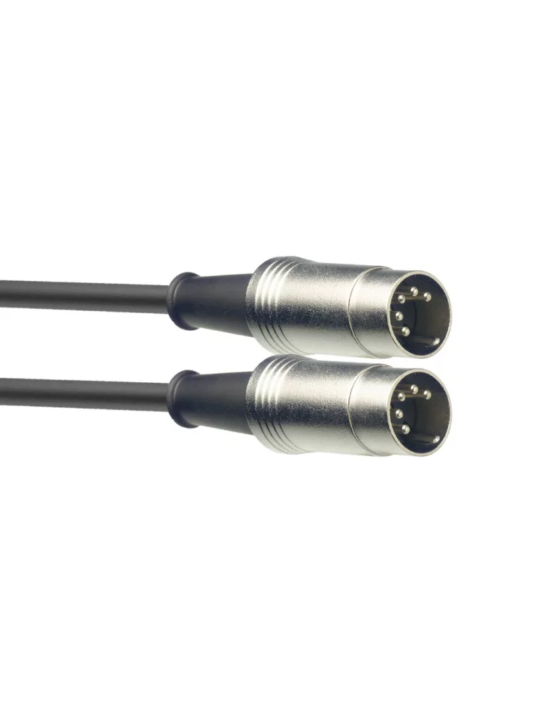  STAGG SMD10 Cable MIDI, DIN / DIN (m / m), 10 m, conectores metálicos|MusicGoodDeal 