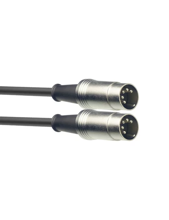  STAGG SMD10 Cable MIDI, DIN / DIN (m / m), 10 m, conectores metálicos|MusicGoodDeal 