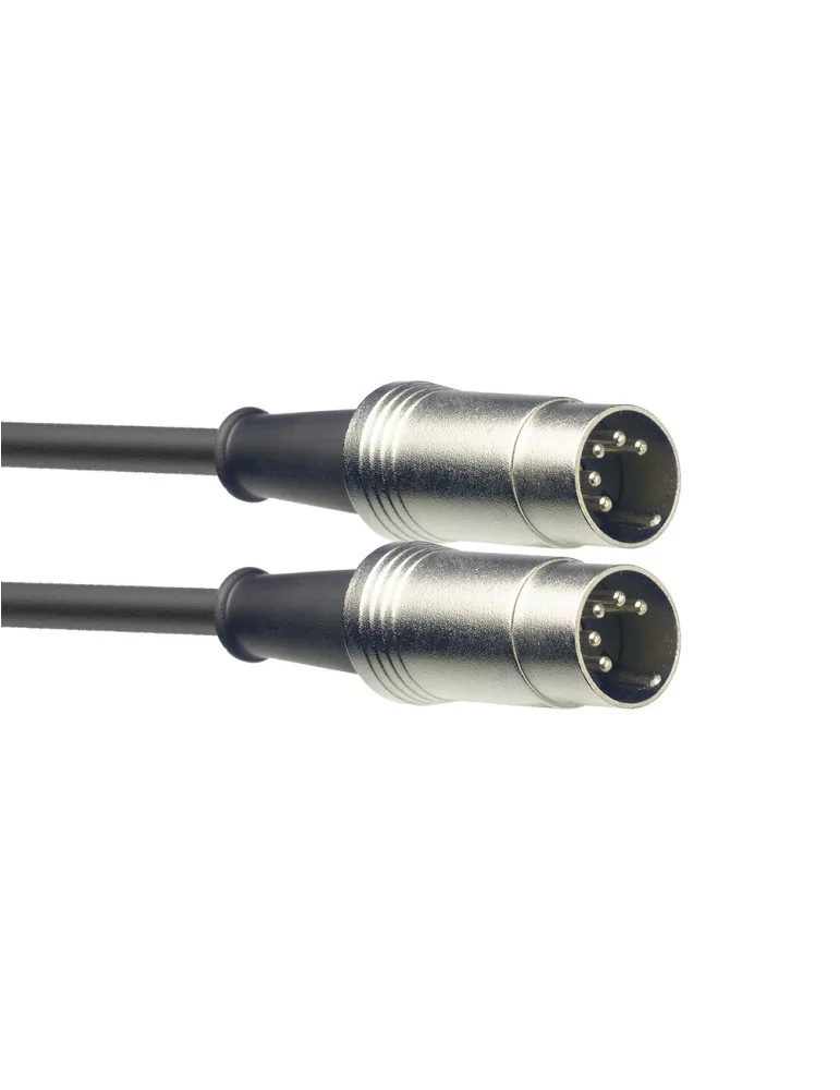  STAGG SMD10 Cable MIDI, DIN / DIN (m / m), 10 m, conectores metálicos|MusicGoodDeal 