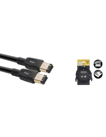  STAGG NCC3FW6 N-Series FireWire Cable|MusicGoodDeal 