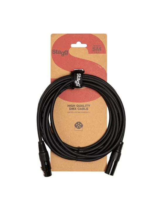  STAGG SDX5-3 DMX cable, XLR/XLR (m/f), 5 m (16')|MusicGoodDeal 