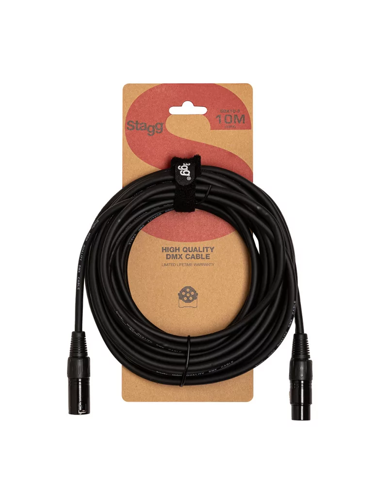  STAGG SDX10-3 Cable DMX, XLR / XLR (m / f), 10 m|MusicGoodDeal 