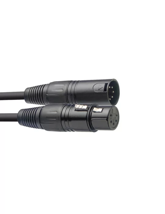  STAGG SDX3-5 DMX cable, XLR/XLR (m/f) (5 pins), 3 m (10')|MusicGoodDeal 