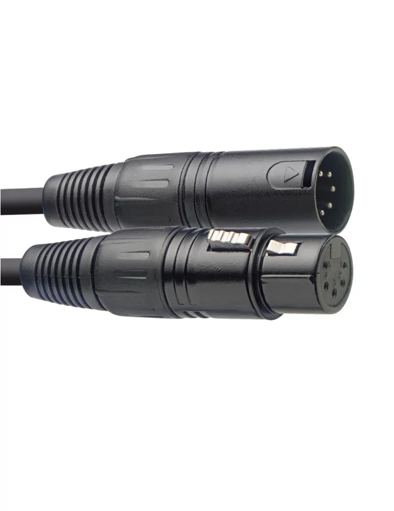 STAGG SDX3-5 DMX cable, XLR/XLR (m/f) (5 pins), 3 m (10')|MusicGoodDeal 
