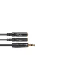  STAGG NYA010/MPS2MJSR Cable adaptador Y, serie N - miniconector estéreo M / miniconector estéreo 2x|MusicGoodDeal 