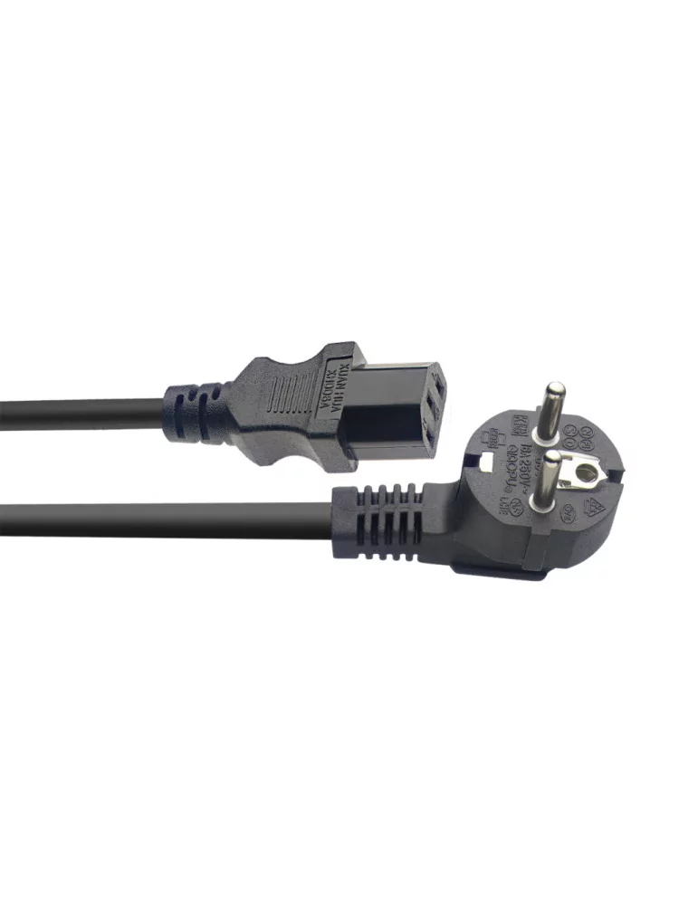  STAGG SPW1,5IECFPEU15 S series power cable, IEC/Schuko (f/m), 1.5 m (5')|MusicGoodDeal 