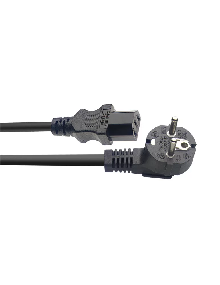  STAGG SPW1,5IECFPEU15 S series power cable, IEC/Schuko (f/m), 1.5 m (5')|MusicGoodDeal 