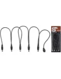  STAGG SPS-DC-5M1F Cable de alimentación para 5 pedales de efectos, DC / DC (m / f, 5/1), negro|MusicGoodDeal 