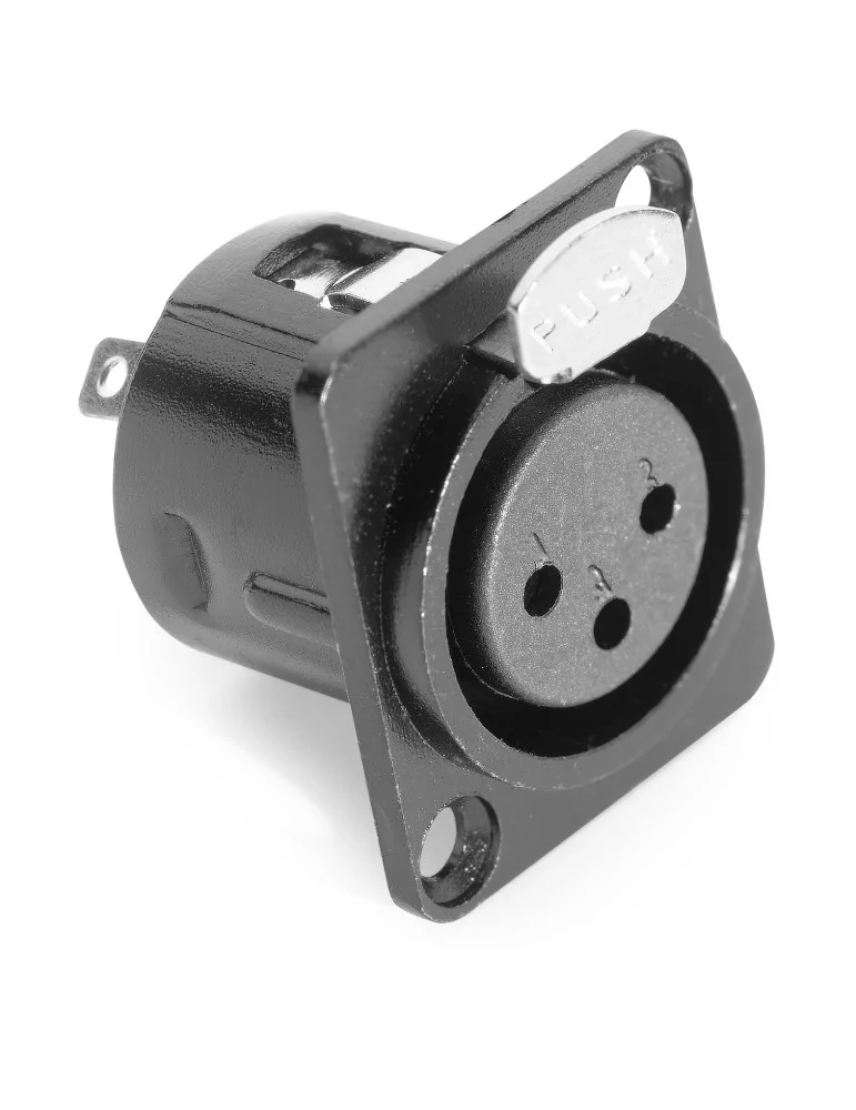  STAGG 975BKH Toma XLR F para panel|MusicGoodDeal 