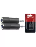  STAGG AC-PFSJMSH Adapter Stereoklinken-Buchse/ Mini Stereoklinke - 2 Stück im Blister|MusicGoodDeal 