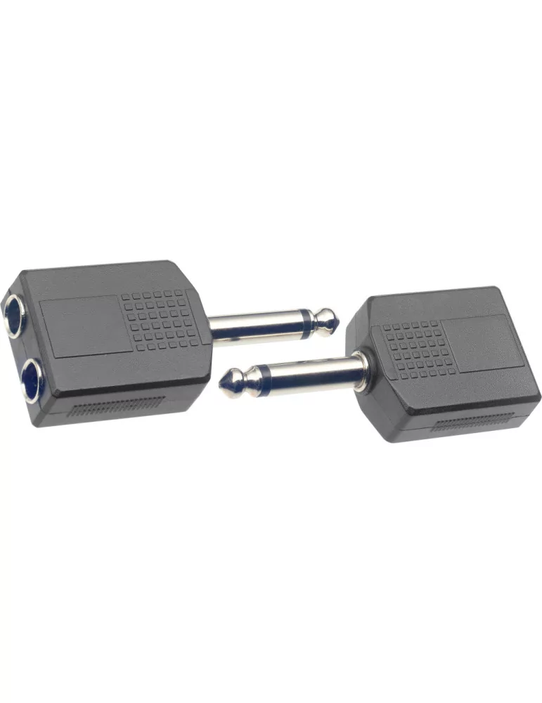  STAGG AC-PM2PFH Ein-stück adapter - 2 x stereoklinke / 1 x monoklinke im blister (2 stücks)|MusicGoodDeal 
