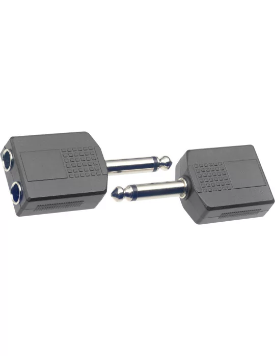  STAGG AC-PM2PFH Ein-stück adapter - 2 x stereoklinke / 1 x monoklinke im blister (2 stücks)|MusicGoodDeal 