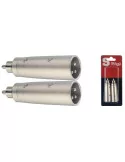  STAGG AC-XMCMH 2 x XLR M/ Cinch M adapter im blister|MusicGoodDeal 