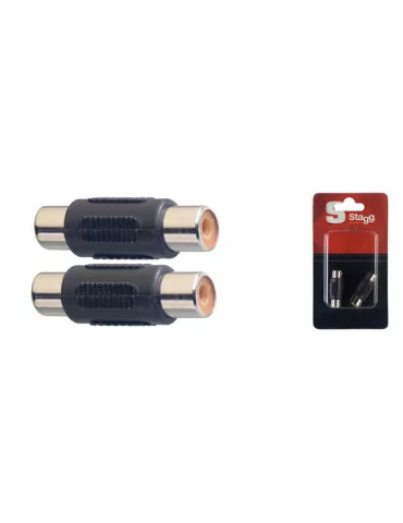  STAGG AC-CFCFH 2 x Cinch W/ Cinch W adapter im blister|MusicGoodDeal 