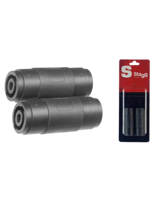  STAGG AC-SFSFH Adapter Speakon W/ Speakon W 4-Kontakte|MusicGoodDeal 