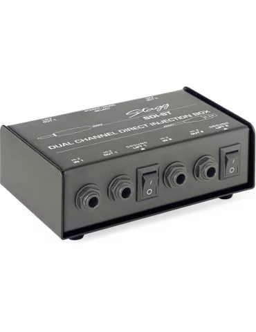  STAGG SDI-ST 2-Channel, passive DI box with Mono/Stereo switch|MusicGoodDeal 