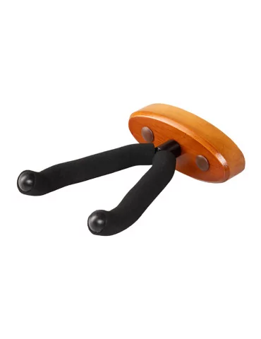  STAGG GUH-WN OVA Wall-mounted guitar holder with oval wooden base|MusicGoodDeal  2