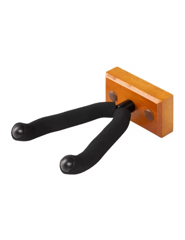  STAGG GUH-WN REC Wall-mounted guitar holder with rectangular wooden base|MusicGoodDeal  2