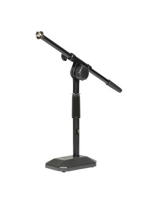  STAGG MIS-1112BK Soporte de micrófono con brazo - Modelo de mesa|MusicGoodDeal 