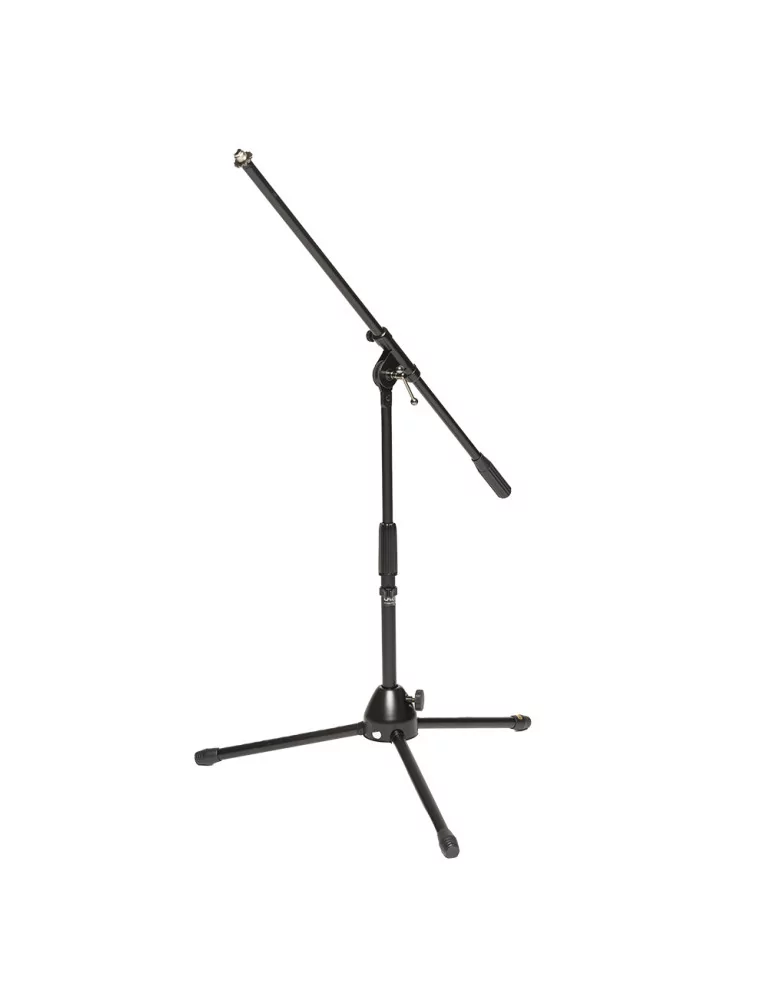  STAGG MIS-0804BK Soporte de micrófono de 2 secciones con base plegable, modelo corto|MusicGoodDeal 