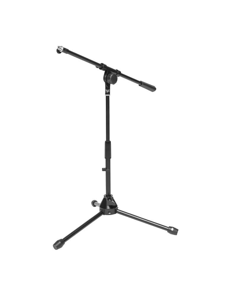  STAGG MIS-2004BK Soporte de micrófono con brazo telescópico - Modelo corto|MusicGoodDeal 