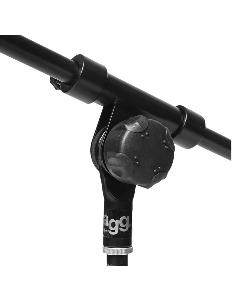  STAGG MIS-2004BK Soporte de micrófono con brazo telescópico - Modelo corto|MusicGoodDeal 