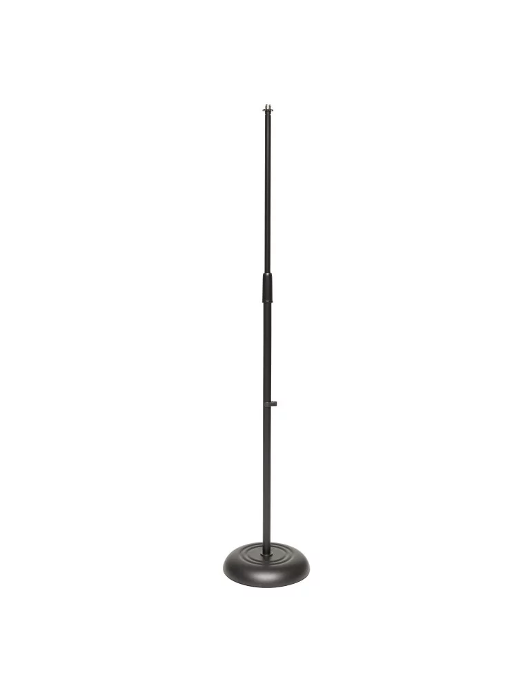  STAGG MIS-1120BK Mikrofonständer - Standfuß schwer massiv rund in schwarz|MusicGoodDeal 