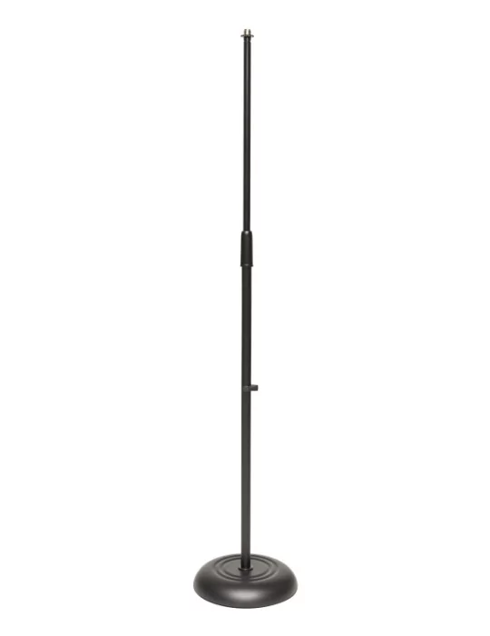  STAGG MIS-1120BK Mikrofonständer - Standfuß schwer massiv rund in schwarz|MusicGoodDeal 