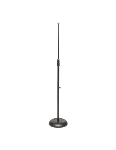  STAGG MIS-1120BK Soporte de micrófono recto con base de hierro fundido negro|MusicGoodDeal  2