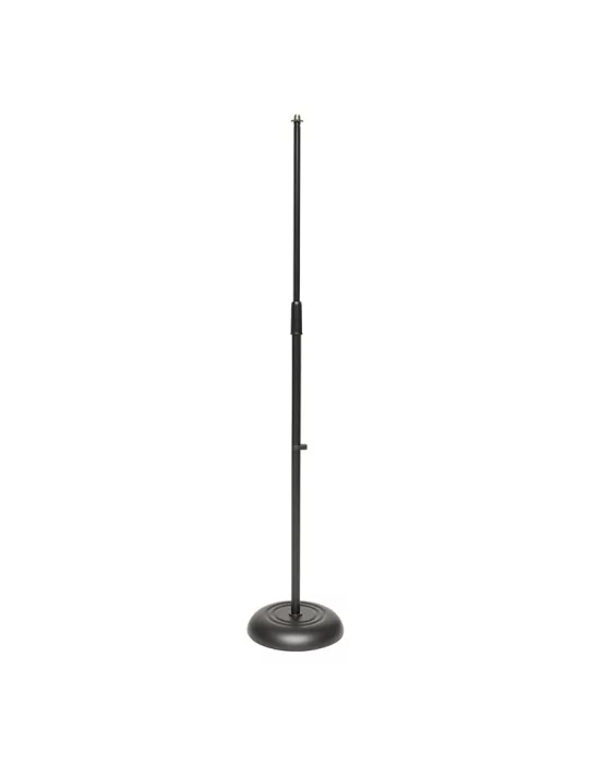  STAGG MIS-1120BK Mikrofonständer - Standfuß schwer massiv rund in schwarz|MusicGoodDeal 