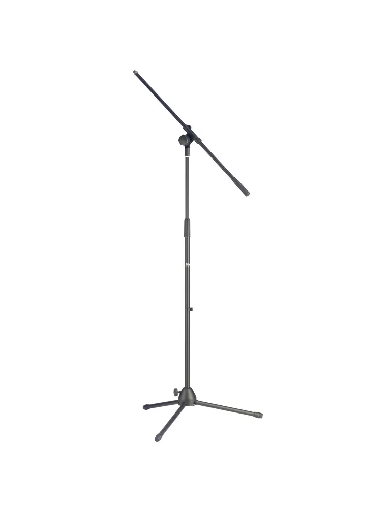  STAGG MIS-1022BK Mikrofon Ständer m. Galgen u. zusammenklappbarem Metallfuß|MusicGoodDeal 