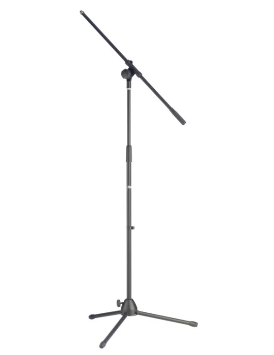  STAGG MIS-1022BK Mikrofon Ständer m. Galgen u. zusammenklappbarem Metallfuß|MusicGoodDeal 