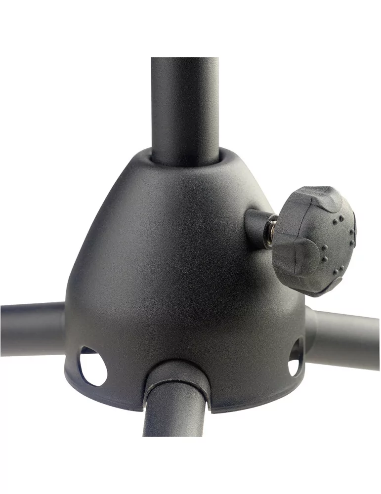  STAGG MIS-1022BK Mikrofon Ständer m. Galgen u. zusammenklappbarem Metallfuß|MusicGoodDeal 