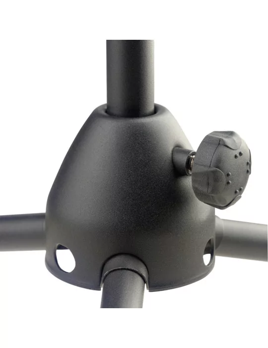  STAGG MIS-1022BK Mikrofon Ständer m. Galgen u. zusammenklappbarem Metallfuß|MusicGoodDeal 