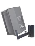  STAGG SPH-15BK/2 2 pc of wall-mount speaker brackets with mounting poles|MusicGoodDeal 