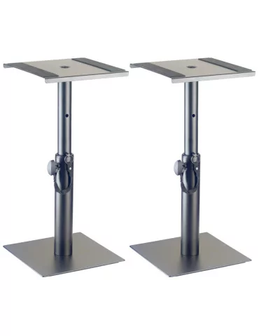  STAGG SMOS-05 SET Two height-adjustable monitor or light stands (short)|MusicGoodDeal 