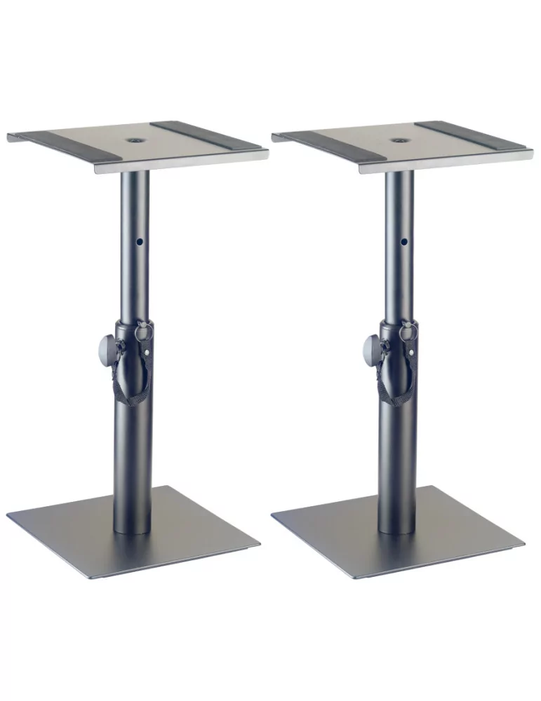  STAGG SMOS-05 SET Two height-adjustable monitor or light stands (short)|MusicGoodDeal 