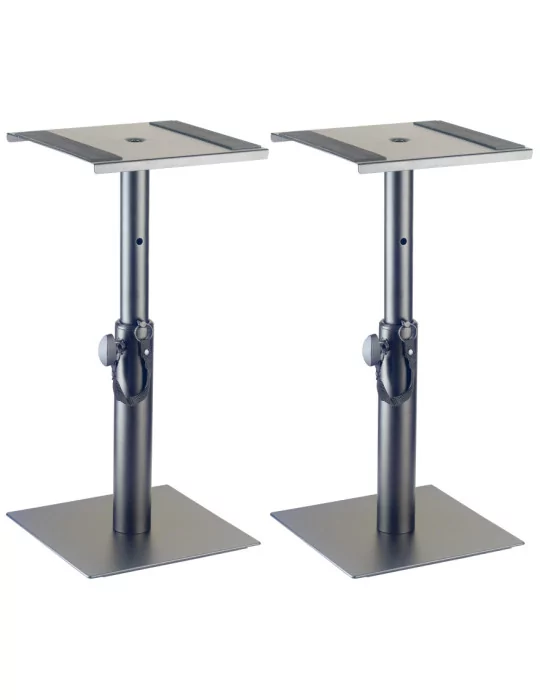  STAGG SMOS-05 SET Two height-adjustable monitor or light stands (short)|MusicGoodDeal 