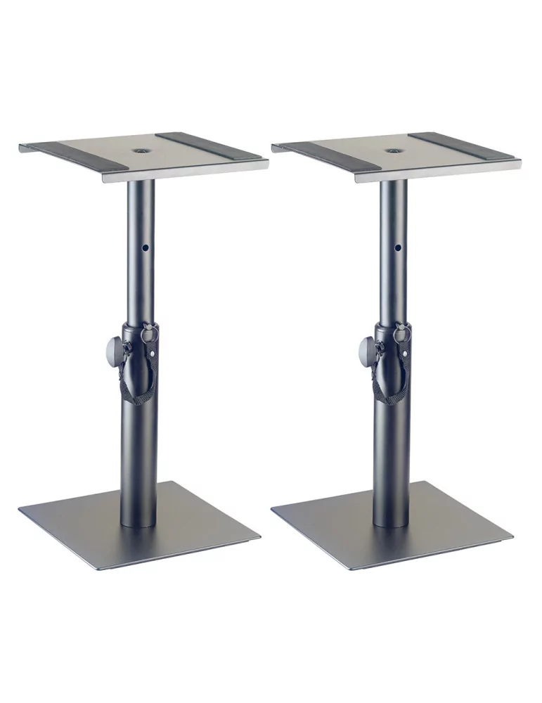  STAGG SMOS-05 SET Two height-adjustable monitor or light stands (short)|MusicGoodDeal 