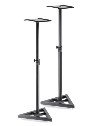  STAGG SMOS-10 SET Two, height-adjustable, steel studio monitor or light stands|MusicGoodDeal 
