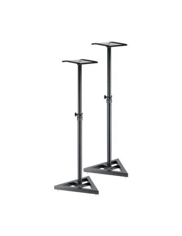  STAGG SMOS-10 SET Two, height-adjustable, steel studio monitor or light stands|MusicGoodDeal  2