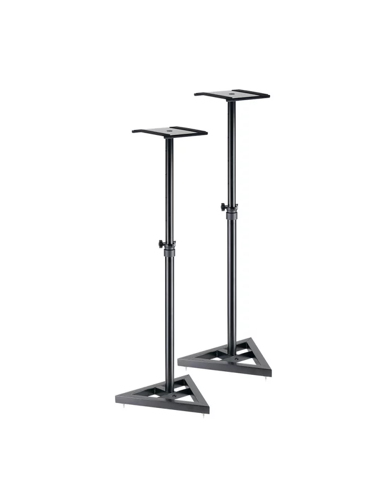  STAGG SMOS-10 SET Two, height-adjustable, steel studio monitor or light stands|MusicGoodDeal 